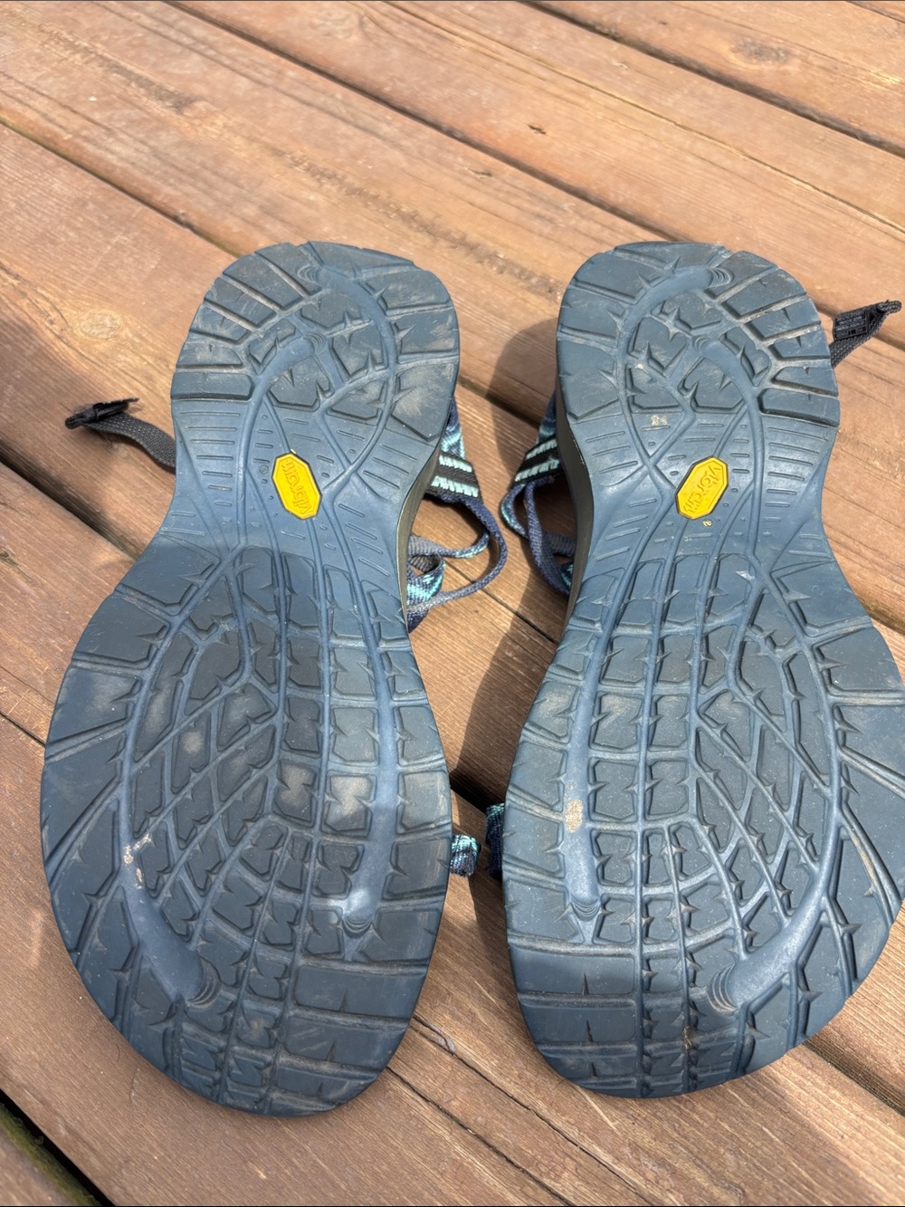 Chaco women’s sandals size 9 skull blue straps Vibram sole - Picture 2 of 2